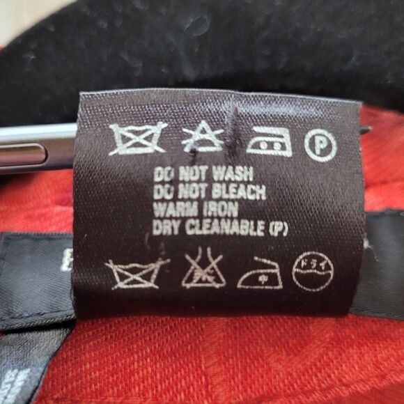 Vtg Escada Blazer Linen Longline Scroll Embossed Terracotta Single Breast Sz 8 - Picture 10 of 10